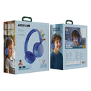Green Lion GK-700 Kids Headphone - Blue - سماعة رأس بلوتوث - للأطفال - جرين لاين - كفالة 12 شهر