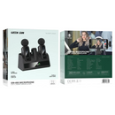 Green Lion GM-89X 2 in 1 Wireless Microphone - Black - مايكروفون للتصوير - عدد 2 ميكروفون - منفذ شحن تايب سي - جرين لاين - كفالة 12 شهر