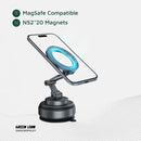 Green Lion GX-36 Suction Phone Holder - Gray - ستاند سيارة - جرين لاين - ماق سيف