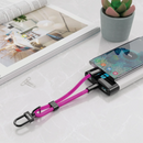 Green Lion Keychain lanyard USB-C to USB-C 60W - Pink - سلك شحن - تايب سي - الى تايب سي - طول 30 سم