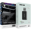 Green Lion Mini Wireless Adapter CarPlay & Android Auto - Black - وصلة كار بلاي - بلوتوث - 2 في 1 - يو اس بي + تايب سي - كفالة 12 شهر