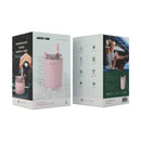 Green Lion Vacuum Travel Mug Lite Pink - 280 ML - كوب حافظ للحرارة - مناسب للسفر والرحلات