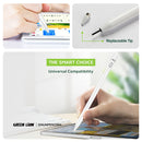 Green Lion Universal Pencil 2 - White - قلم الكتروني - لجميع انواع أجهزة الأيباد - جرين لاين - كفالة 12 شهر