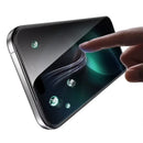 Green Lion 3D Silicone Plus Privacy For iPhone 18 Pro/18 Pro Max - Black - حماية شاشة حصوصية سليكون - كاملة لجميع اطراف الجهاز