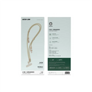 Green Lion 4-in-1 Braided Cable – 240W Fast Charging, 1.5m Beige - خيط علاقة - 4 في 1 - جرين لاين - سلك شحن تايب سي الى تايب سي - قوة 240 واط - يمكنكم اختيار مع كفر شفاف او بدون كفر فقط خيط علاقة