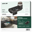 Green Lion Carvox Cup & Storage Organizer - Black - منظم أكواب سيارة + مساحة تخزين لجميع الاغراض