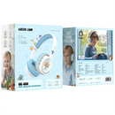 Green Lion GK-600 Kids Wireless Headphone - Blue - سماعة رأس بلوتوث - للأطفال - جرين لاين - كفالة 12 شهر