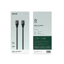 Green Lion Silicone Cable Type C - Type C - Black - سلك شحن -  تايب سي - طول 1متر - كفالة 12 شهر