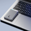 Green Lion Vetra 5000mAh Power Bank - Gray - بطارية متنقلة - جرين ليون - سعة 5000 - ماق سيف - قوة 15 واط + منفذ شحن تايب سي 22.5 واط - شاشة رقمية + محفظة للبطاقات - كفالة 12 شهر