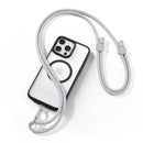 DUX DUCIS PLAZ Series Cross-body Phone Strap Grey [H]- خيط علاقة - يمكنكم اختيار مع كفر شفاف او بدون كفر