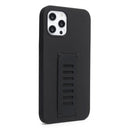 Grip2u Silicone Case for iPhone 12/12 Pro - Charcoal [C] كفر حماية - جريب 2 يو - مع مسكة شريطة