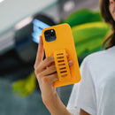 Grip2u Silicone Case for iPhone 12/12 Pro - Mango [C] كفر حماية - جريب 2 يو - مع مسكة شريطة