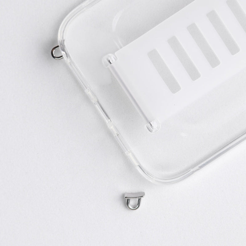 Grip2u Slim Case for iPhone 15/15 Plus/15 Pro/15 Pro Max - Clear - كفر حماية مع مسكة شريطة - مكان للعلاقة - جريب 2 يو