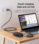 YESIDO CG11K 1.5M LENGTH 65W SMART CHARGING 15 IN 1 MULTI-FUNCTION LAPTOP CHARGER - بلاك شاحن لابتوب - 15 في 1 - يدعم اكثر من موديل - قوة 65 واط - كفالة 12 شهر
