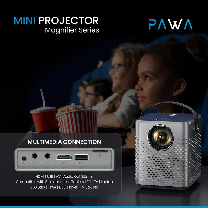 PAWA Magnifier Series Projector 1080P [O] - بروجكتور متنقل - باوا - كفالة 24 شهر
