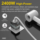 ASPOR A892 20W GAN World Travel Charger Home Charger - شاحن حائط دولي - 4 منافذ للشحن الذكي والسريع - قوة 20 واط - كفالة 12 شهر