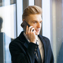 DUX DUCIS Hivo Series Leather Wallet Case - Black - كفر جلد مع محفظة - حماية عالية - ماغ سيف