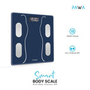 Pawa Smart Body Scale with Body Analysis APP - Blue [O]- ميزان ذكي - كفالة 24 شهر