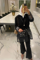 Dana Gold Leather Case with Card Slot and Strap - كفر مع مسكة شريطة ومكان للبطاقات وخيط علاقة