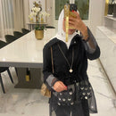 Dana Gold Leather Case with Card Slot and Strap - كفر مع مسكة شريطة ومكان للبطاقات وخيط علاقة