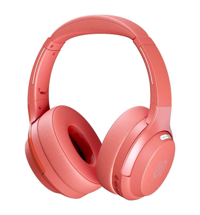 Soundtec By Porodo Eclipse Wireless Over-Ear Headphone - Red - سماعة رأس بلوتوث - بورودو - كفالة 24 شهر