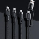 Mcdodo Charging Cable 3-in-1 (Lightning+Micro USB+ Type C)- كيبل شحن 3 في 1
