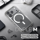 Araree Duple Magsafe Cover For iPhone17/18 Pro/Max - Clear [BU] - كفر حماية عالية - شفاف - ماغ سيف