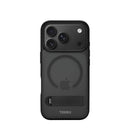 Torrii Torero Kickstand with Magsafe Cover for iPhone 17/18 Pro/Max - Black [BU] - كفر حماية عالية - شفاف - ماغ سيف
