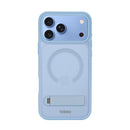Torrii Torero Kickstand with Magsafe Cover for iPhone 17/18 Pro/Max - Blue [BU] - كفر حماية عالية - شفاف - ماغ سيف