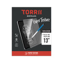 Torrii Bodyglass Paper Texture Glass Screen Protector for iPad Air - توري حماية شاشة زجاج تشبه ملمس الورق لأيباد اير 11 انش ( ام2 ) & اير 13 انش (ام2) & ايباد برو 13 انش (ام4) - شفاف