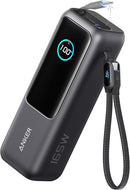Anker Zolo A1695H11 Power Bank Built-in and Retractable Cable 25000mAh – 165W [D] - بطارية متنقلة - انكر - سعة 25 آلاف - 2 كيبل تايب سي مدمج - 2 منفذين شحن بقوة 165 واط - كفاله 18 شهر