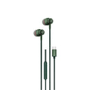 Smartix Immerse Link Designer USB-C Earphone Green - سماعة اذن - مع مايكروفون - تايب سي - كفالة 12 شهر