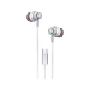 Smartix Immerse Link Designer USB-C Earphone White - سماعة اذن - مع مايكروفون - تايب سي - كفالة 12 شهر