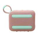 JBL Go 4 Ultra-Portable Bluetooth Speaker - 5.3 / Pink - سماعة سبيكر - بلوتوث - ضد الماء - كفالة 24 شهر