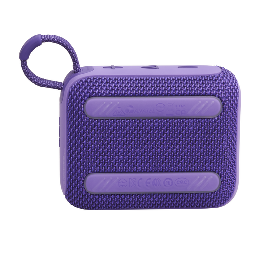 JBL Go 4 Ultra-Portable Bluetooth Speaker - 5.3 / Purple - سماعة سبيكر - بلوتوث - ضد الماء - كفالة 24 شهر