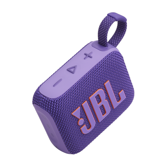JBL Go 4 Ultra-Portable Bluetooth Speaker - 5.3 / Purple - سماعة سبيكر - بلوتوث - ضد الماء - كفالة 24 شهر