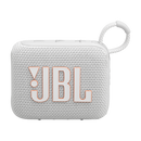 JBL Go 4 Ultra-Portable Bluetooth Speaker - 5.3 / White - سماعة سبيكر - بلوتوث - ضد الماء - كفالة 24 شهر