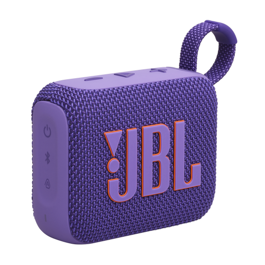 JBL Go 4 Ultra-Portable Bluetooth Speaker - 5.3 / Purple - سماعة سبيكر - بلوتوث - ضد الماء - كفالة 24 شهر