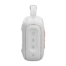 JBL Go 4 Ultra-Portable Bluetooth Speaker - 5.3 / White - سماعة سبيكر - بلوتوث - ضد الماء - كفالة 24 شهر