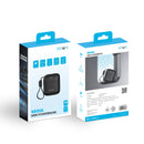 PAWA SEOUL MINI POWER BANK 10000MAH BLACK [O] - بطارية متنقلة - باوا - سعة 10000 - سلك شاحن ايفون + تايب سي - صغيرة الحجم - كفالة 12 شهر