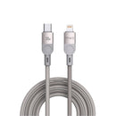 PAWA Levin Usb-C To Lightning Braided Cable 1.2M 30W | Grey Titanium [O] - سلك شحن - باوا - ايفون تايب سي - طول 1.2 متر - كفالة 12 شهر