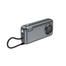 Pawa Bergen 35W Metallic Powerbank With Apple Watch Charger Geray - بطارية متنقلة - 35 واط - مع شاحن تايب سي + شاحن ساعة ابل - سعة 10000 ملي امبير + شاشة رقميه - كفالة 24 شهر