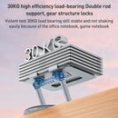 Yesido LP06 Foldable Laptop Swivel Stand - Silver - ستاند مكتبي - عالي الجودة - دوران 360 درجة - لجميع انواع الاب توب