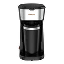 LePresso Coffee Maker with Travelling Mug 450W - Black [O] - مكينة تحضير القهوة  - كفالة 12 شهر
