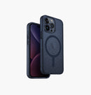 Uniq Hybrid Lifepro Xtreme MagSafe Case for iPhone 15/15 Plus/15 Pro/15 Pro MAX - Tinsel Blue [B] -  كفر حماية عالية - يونيك - ماغ سيف - شفاف