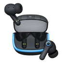 Powerology Quad Mic ENC True Wireless Earbuds - Black [O] - سماعة باورولوجي - بلوتوث - كفالة 24 شهر