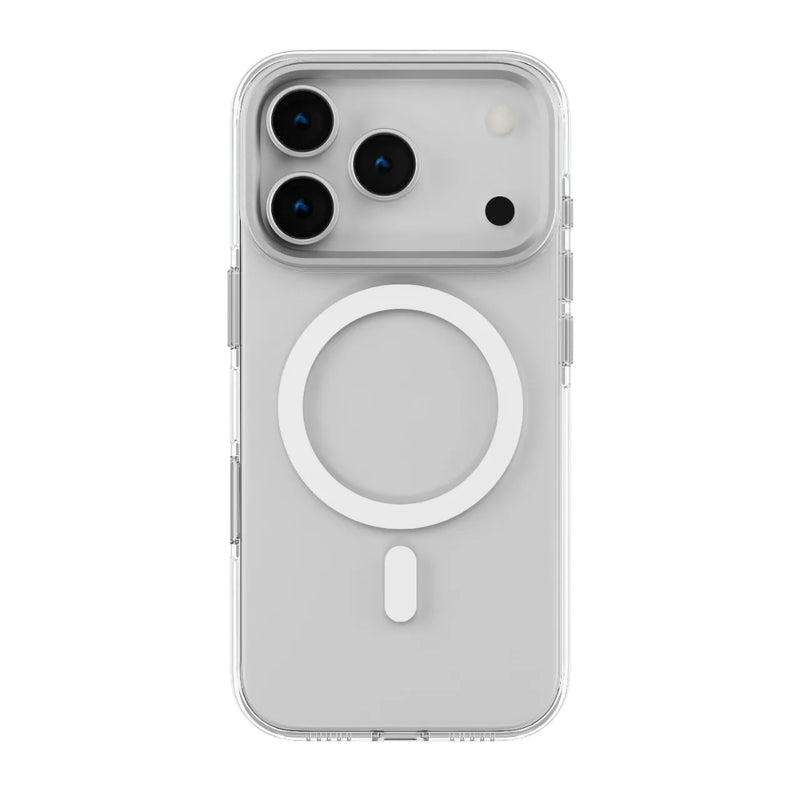 Levelo Allure PC Hard Case - for iPhone 17 - Transparent [O] - كفر حماية عالية - ماغ سيف - ايفون 17 برو / 17 بروماكس - ليفيلو - مقاوم للصدمات - شفاف