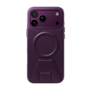 Levelo Arcen MagSafe Leather Case with Kickstand for iPhone 18/17 Pro / Pro Max Burgandy [O] - كفر حماية عالية + مسكة وستاند ماغ سيف - سلسلة ايفون 18/17 - ليفيلو