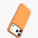 Levelo Iris Magsafe Liquid Silicone Case for iPhone 17 Pro/Pro MAX - Orange [O] - كفر حماية عالية - سيليكون - ايفون 17 برو / 17 بروماكس - ليفيلو - ماغ سيف