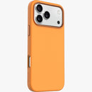 Levelo Iris Magsafe Liquid Silicone Case for iPhone 17 Pro/Pro MAX - Orange [O] - كفر حماية عالية - سيليكون - ايفون 17 برو / 17 بروماكس - ليفيلو - ماغ سيف